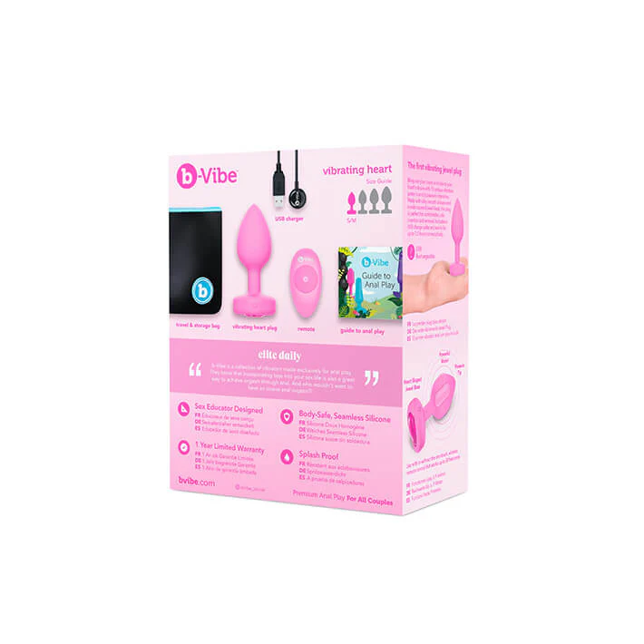b-Vibe Vibrating Heart Plug