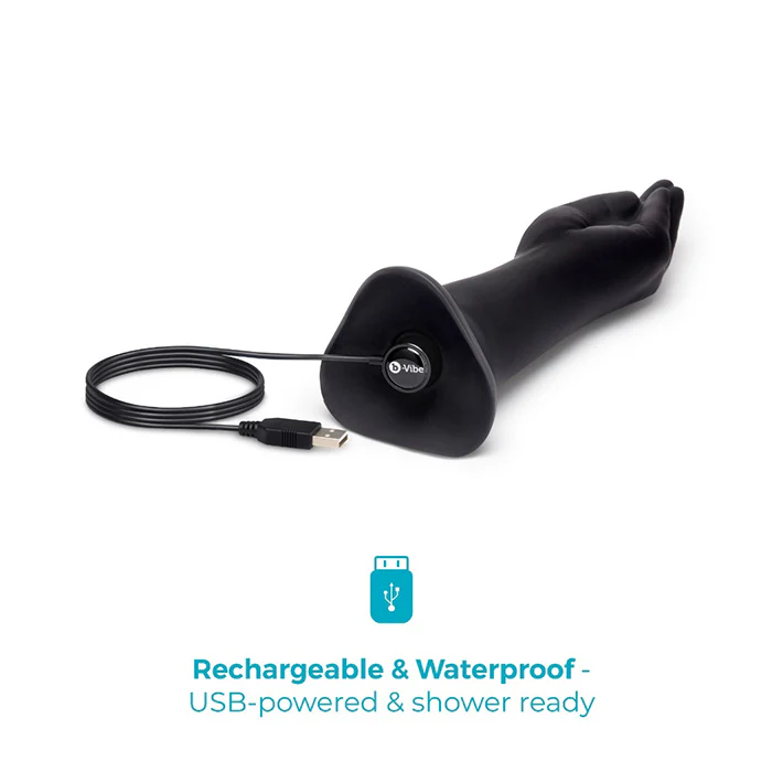 b-Vibe 10.5in Vibrating Hand Fisting Dildo with Suction Base
