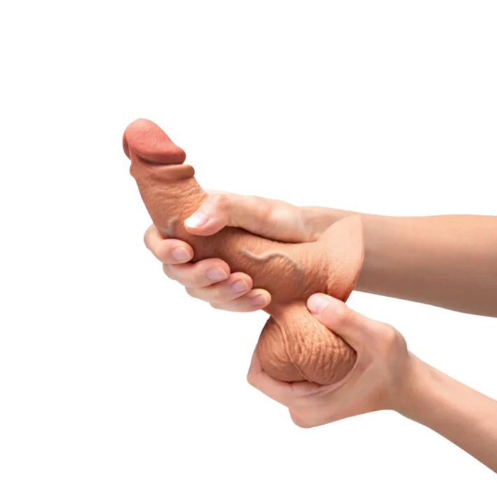 b-Vibe Slipskin Realistic 6.5in Silicone Dildo