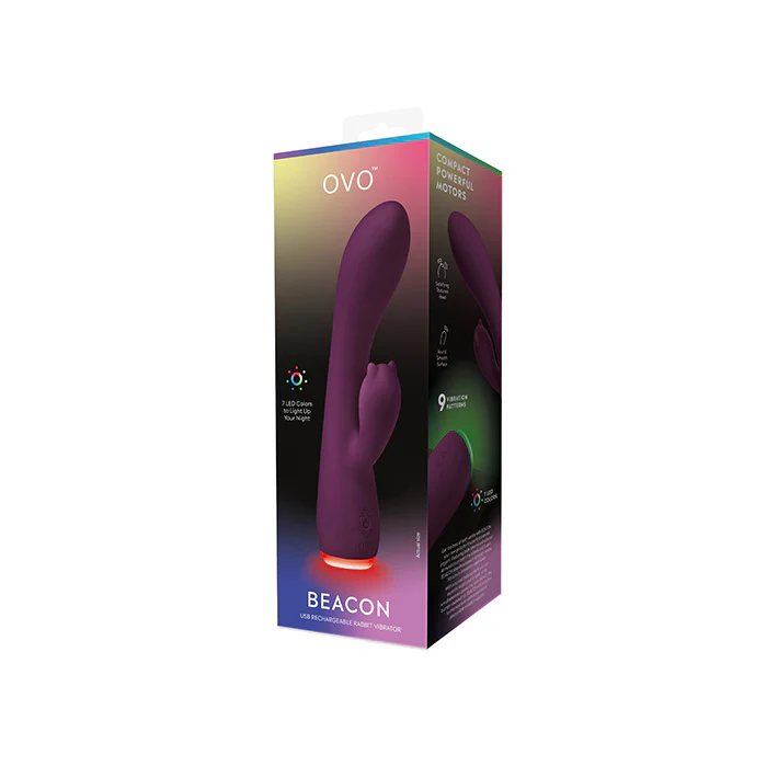 OVO Beacon Light-Up Rabbit Vibrator