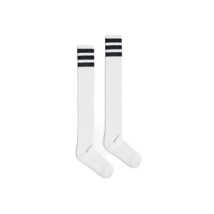 Striped Thigh High Socks