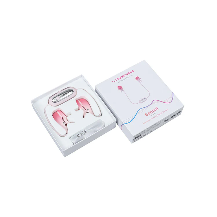Lovense Gemini Bluetooth Controlled Vibrating Nipple Clamps