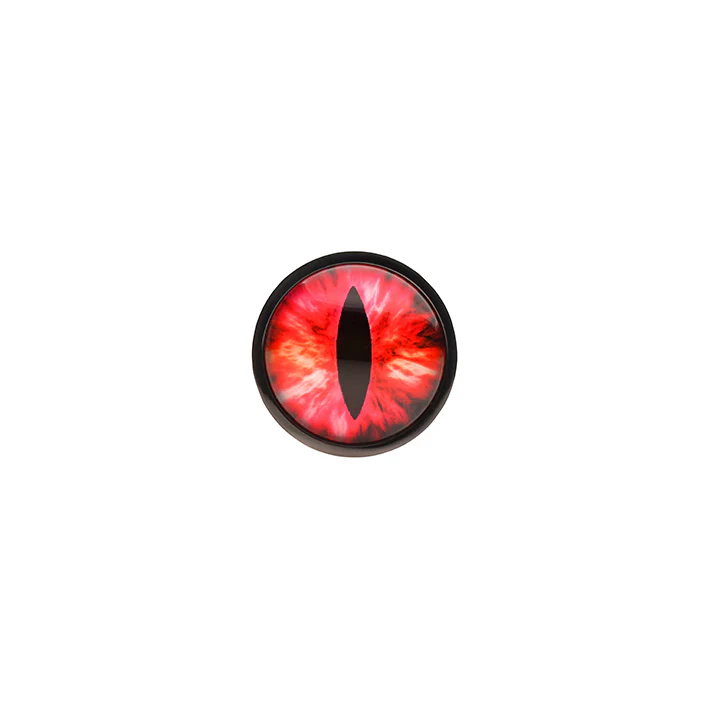 Creature Cocks Sinister Red Eye Small Metal Butt Plug