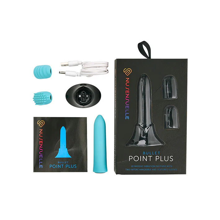 3789-nu-sensuelle-point-plus-bullet-vibrator-with-textured-sleeves-5.webp Nu Sensuelle Point Plus Bullet Vibrator with Textured Sleeves