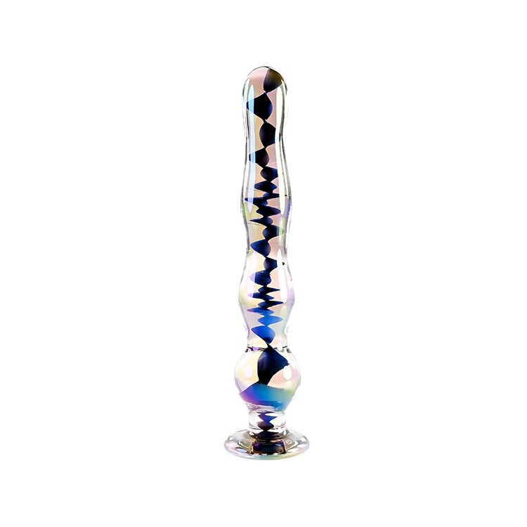 Playboy Pleasure Jewels Wand Glass Dildo