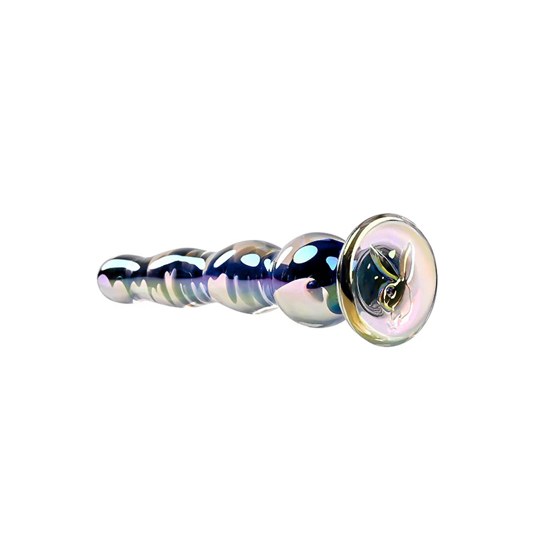 Playboy Pleasure Jewels Wand Glass Dildo