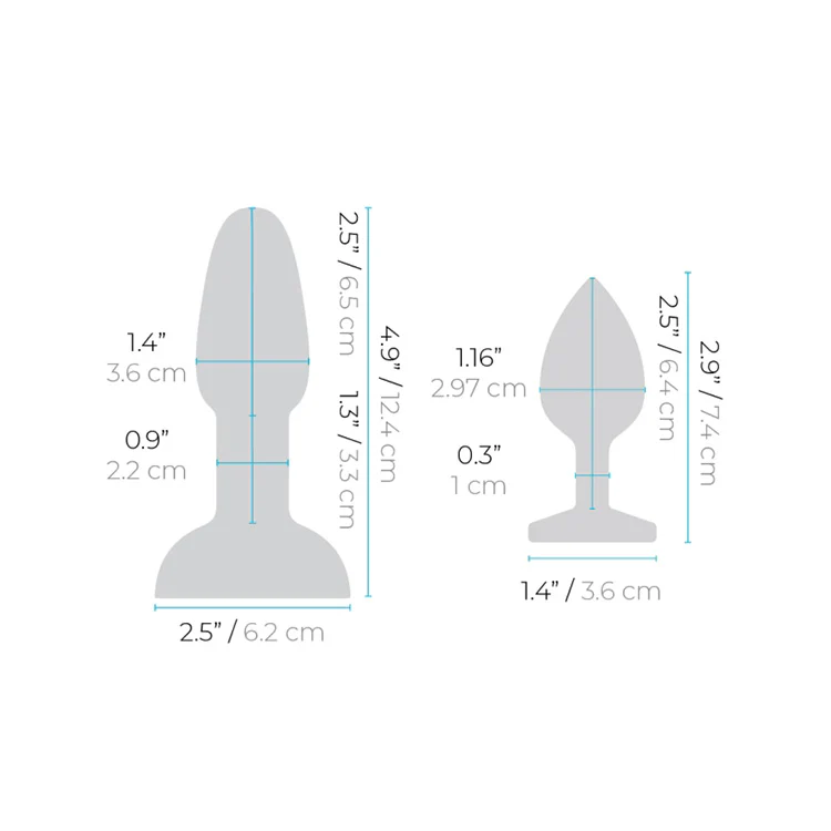 b-Vibe ASStronaut Glow-in-the-Dark Butt Play Set