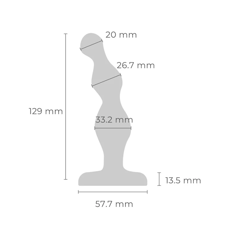 b-Vibe Stainless Steel Anal Beads