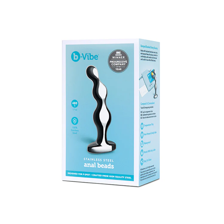 b-Vibe Stainless Steel Anal Beads