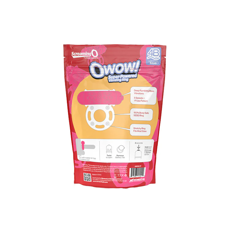 Screaming O 4B OWow Vibrating Cock Ring