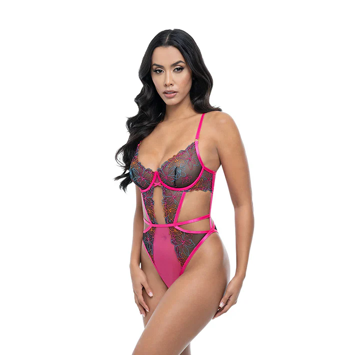 Saracita Cutout Lace Teddy