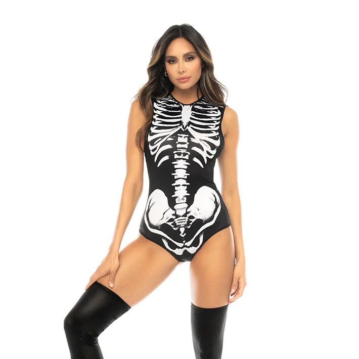 Sensual Skull Skeleton Bodysuit
