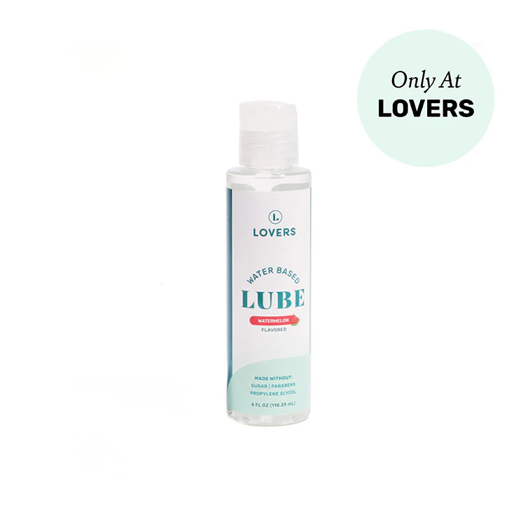 Lovers Watermelon Flavored Water Based Lube 4oz