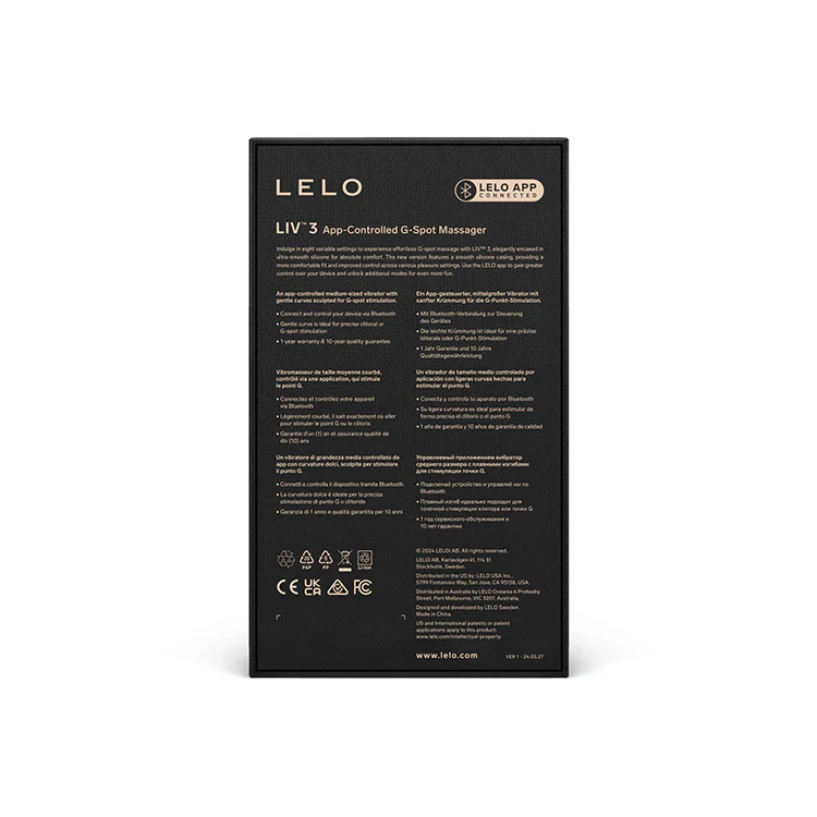 LELO Liv 3 App Controlled G-Spot Vibrator