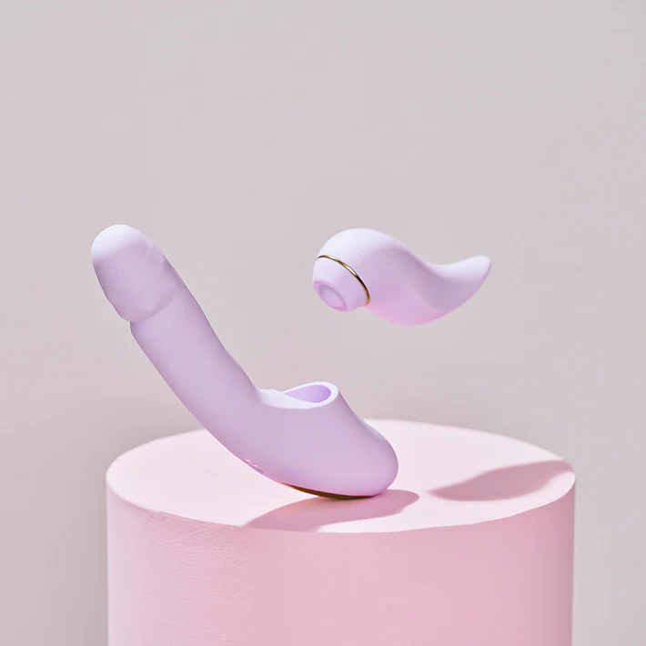 SVAKOM DuoGlow Thrusting Beaded Vibrator with Pulsating Stimulator