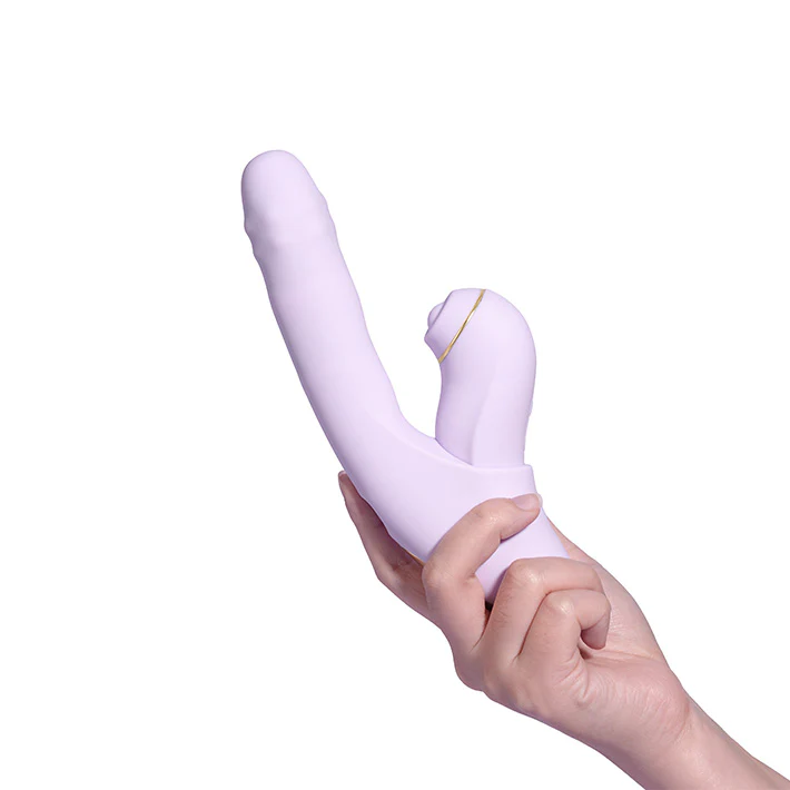 SVAKOM DuoGlow Thrusting Beaded Vibrator with Pulsating Stimulator