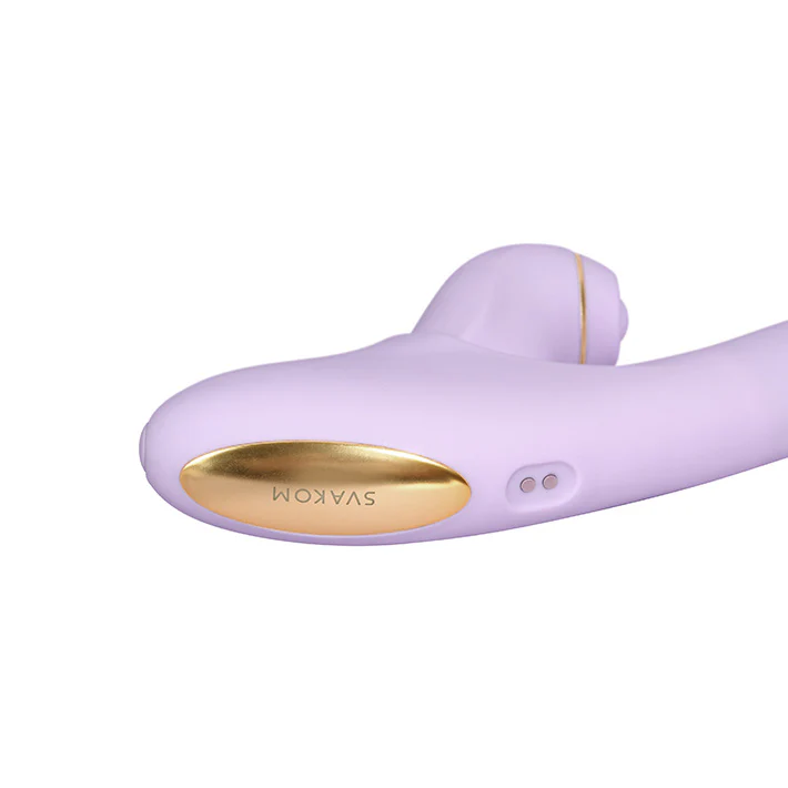 SVAKOM DuoGlow Thrusting Beaded Vibrator with Pulsating Stimulator