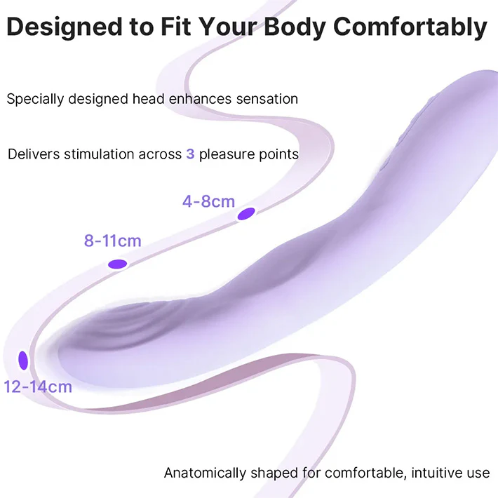 SVAKOM Selena App Controlled Heating & Thrusting G-Spot Vibrator