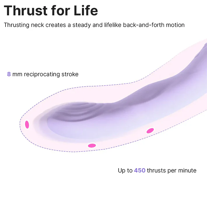 SVAKOM Selena App Controlled Heating & Thrusting G-Spot Vibrator