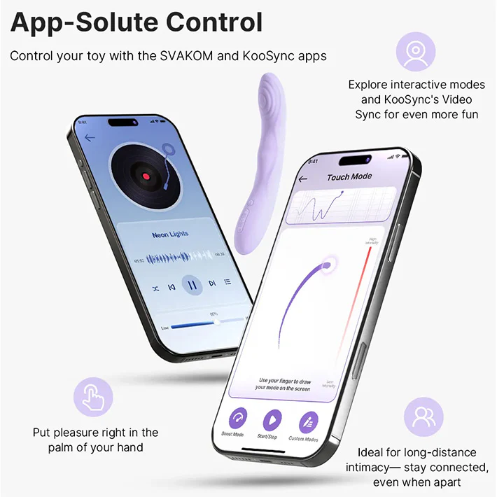 SVAKOM Selena App Controlled Heating & Thrusting G-Spot Vibrator