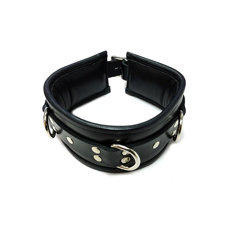 4688-rouge-leather-3-d-ring-padded-collar-1.webp Rouge Leather 3 D-Ring Padded Collar