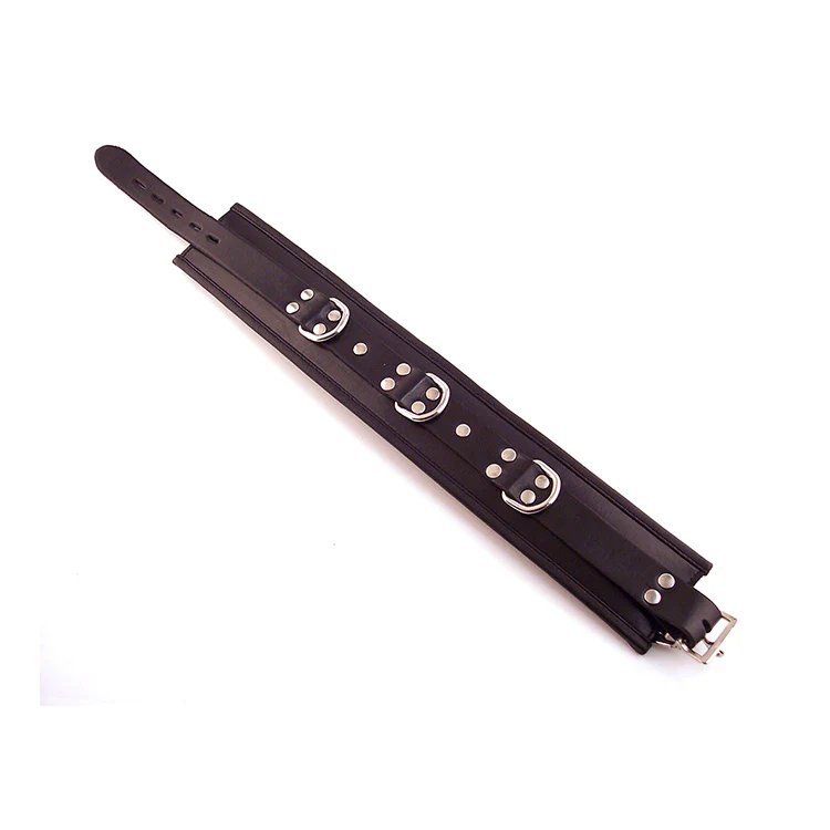 4688-rouge-leather-3-d-ring-padded-collar-5.webp Rouge Leather 3 D-Ring Padded Collar