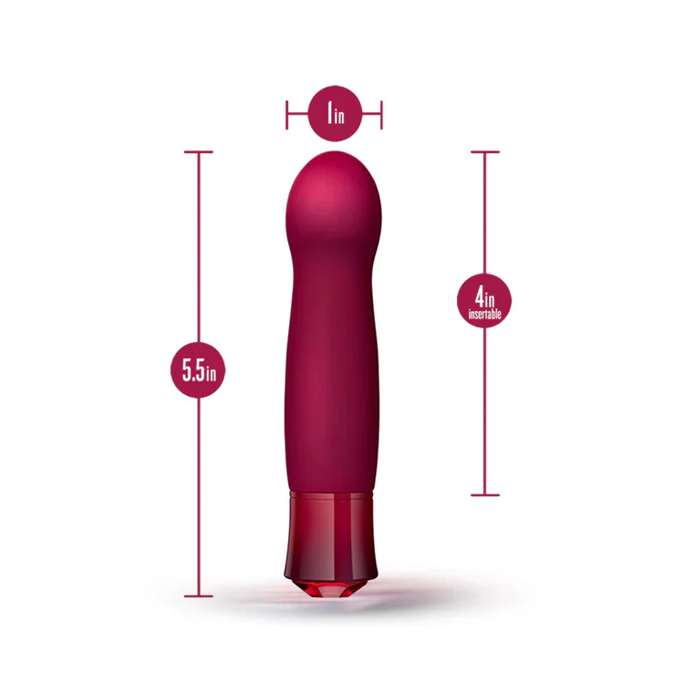 Oh My Gem Classy Garnet Warming G-Spot Vibrator