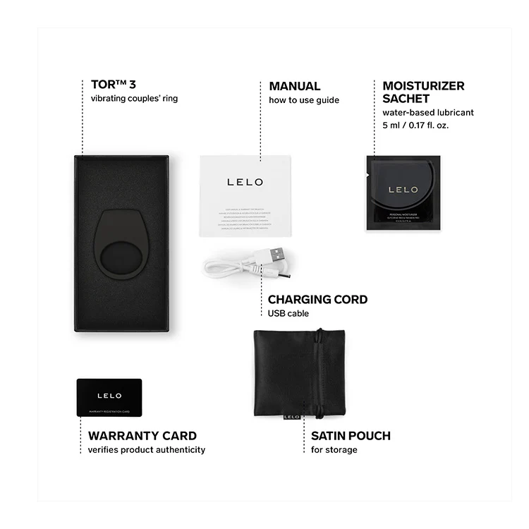 LELO Tor 3 App Controlled Vibrating Cock Ring