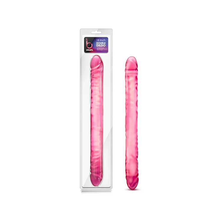 B Yours 18" Pink Double Ended Dildo