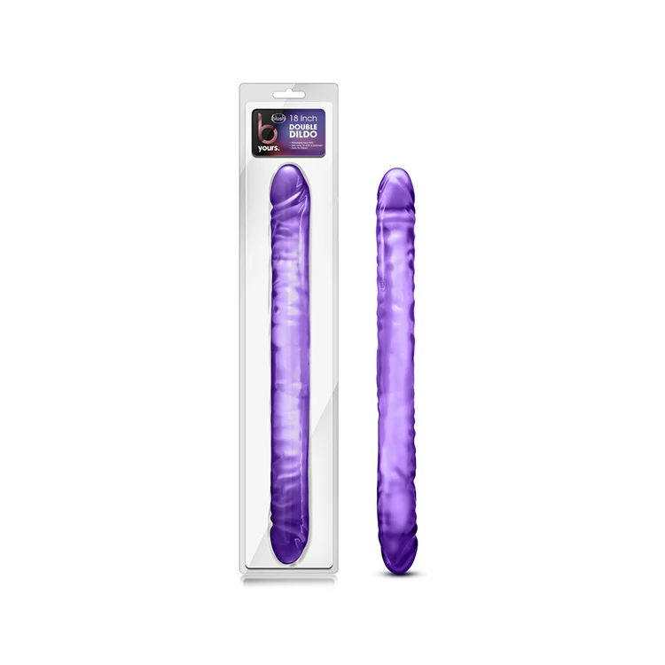 4774-b-yours-18-purple-double-ended-dildo-3.webp B Yours 18" Purple Double Ended Dildo