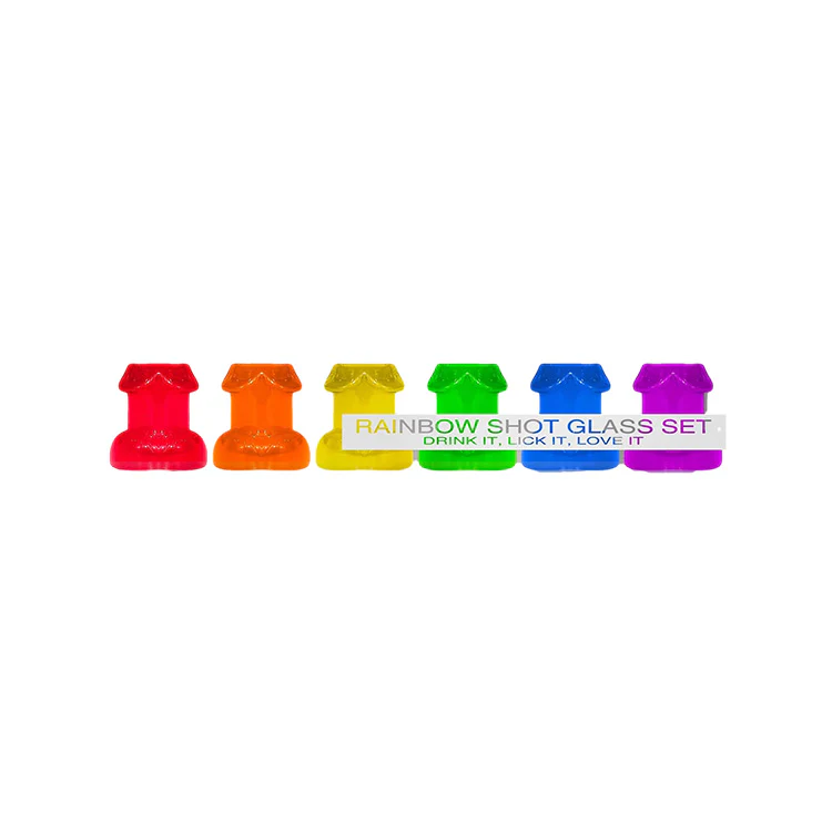 Rainbow Shot Glass Set
