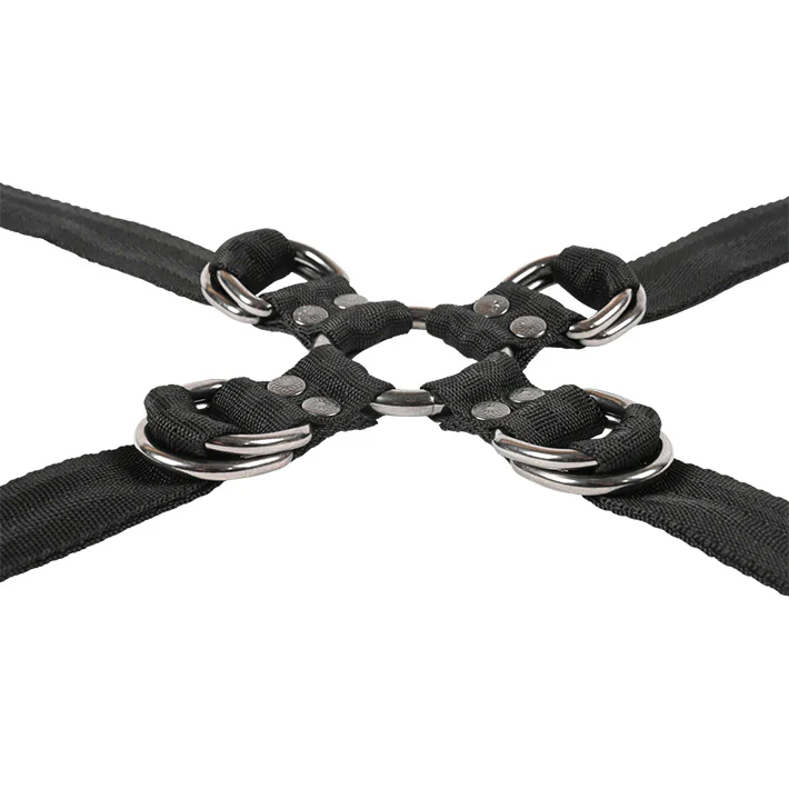 Velvet Noir Adjustable Hog Tie & Cuff Set