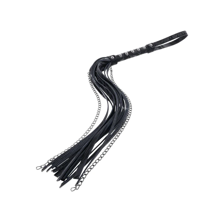 Velvet Noir Chain Flogger