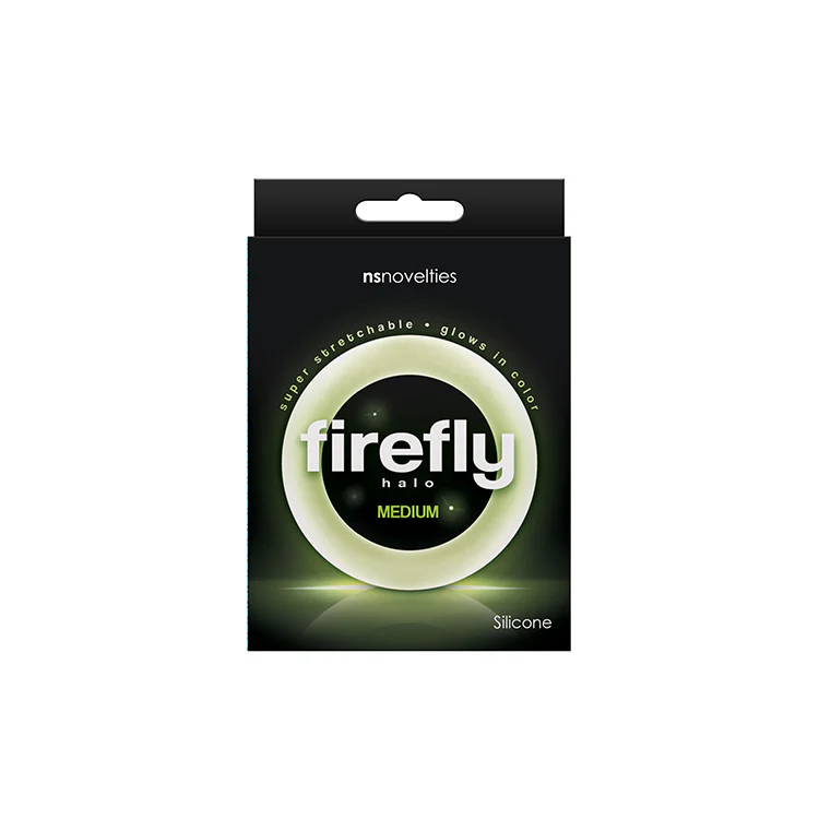 Firefly Halo Medium Glow-in-the-Dark Cock Ring