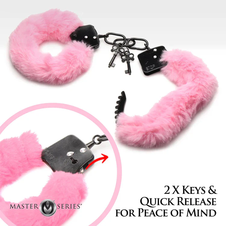 628-cuffed-in-fur-pink-furry-handcuffs-4.webp Cuffed in Fur Pink Furry Handcuffs