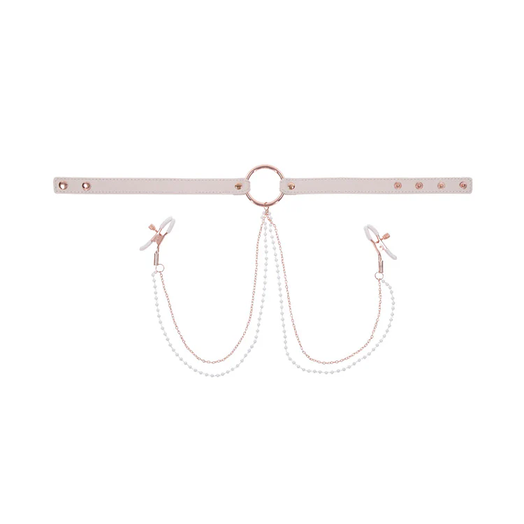 679-peaches-n-creame-collar-with-nipple-clamps-3.webp Peaches 'n CreaMe Collar with Nipple Clamps