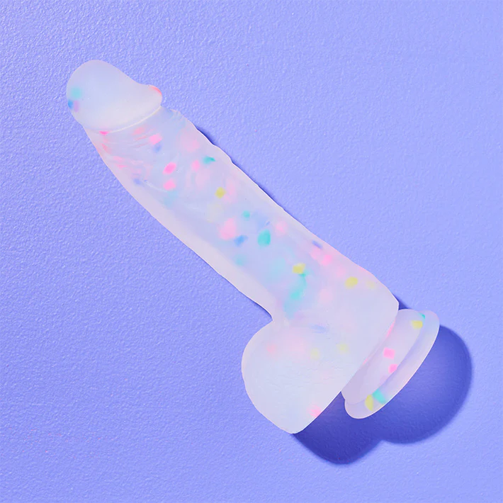 Studs Party Boy 6in Confetti Dildo