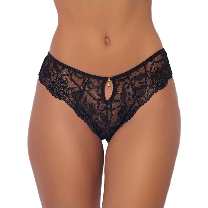 Gigi Stretch Lace Keyhole Tanga Panty