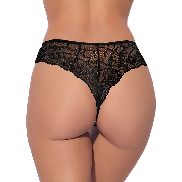 Gigi Stretch Lace Keyhole Tanga Panty