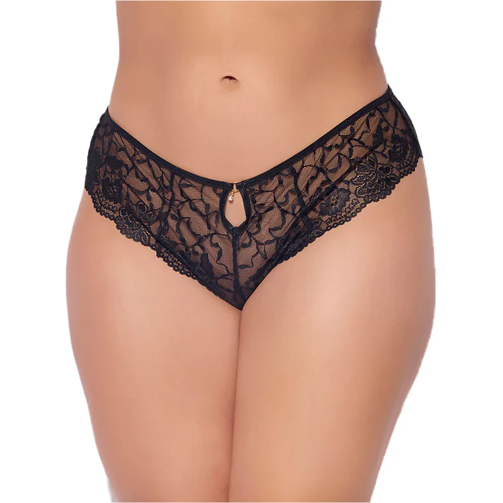 Gigi Stretch Lace Keyhole Tanga Panty