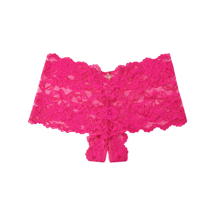 Bella Crotchless Cheeky Lace Panty