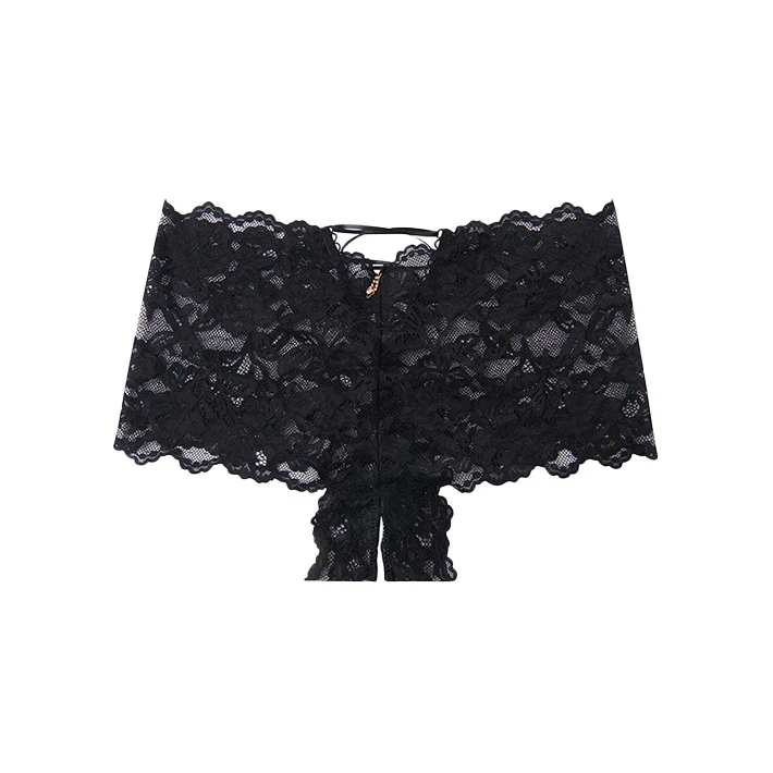 Bella Crotchless Cheeky Lace Panty