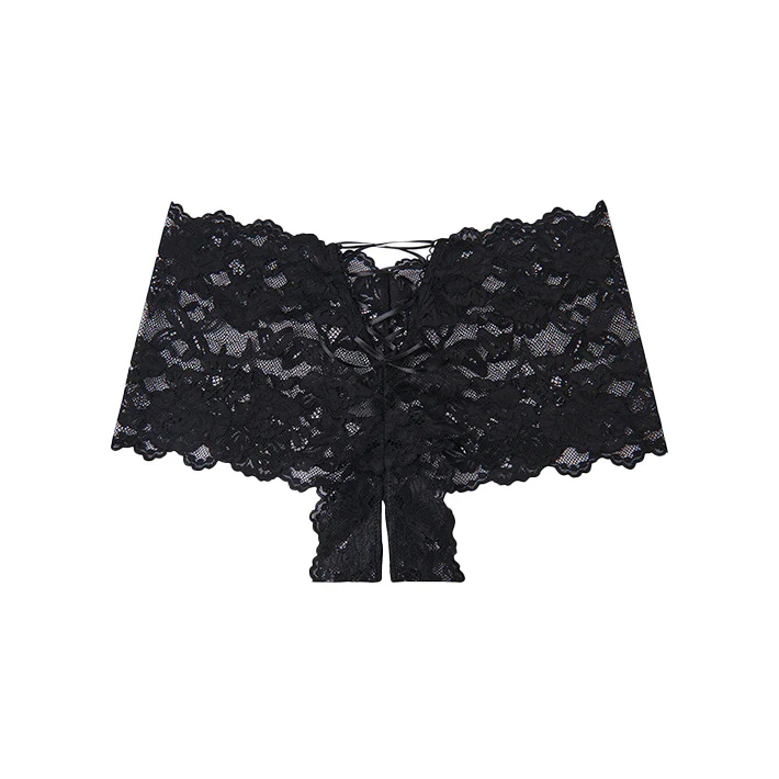 Bella Crotchless Cheeky Lace Panty