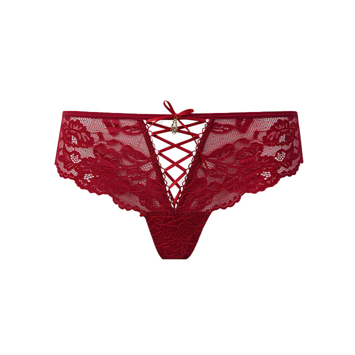 Bella Lace Up Tanga Panty