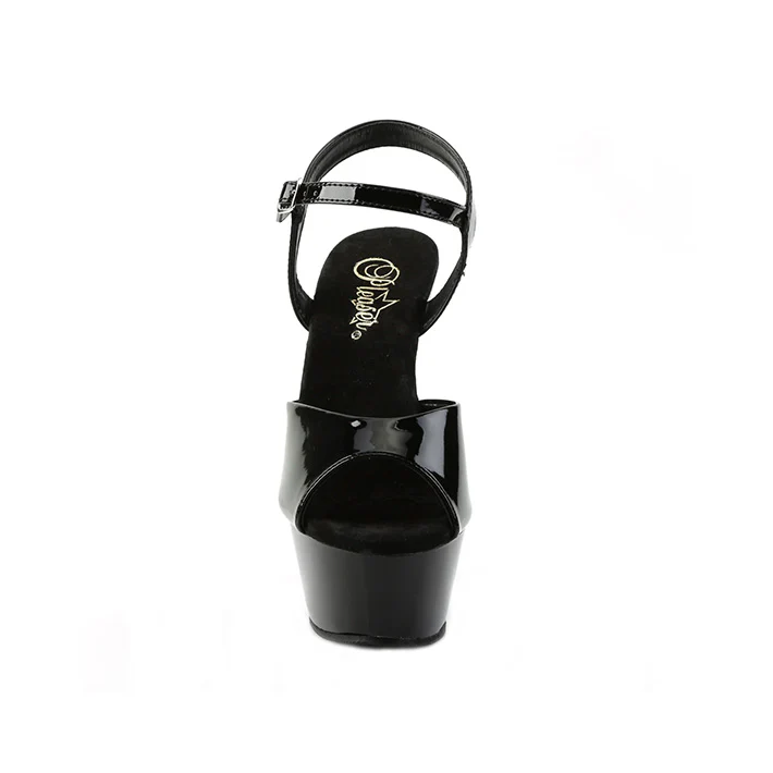 Pleaser Kiss-209 Peep Toe Heels