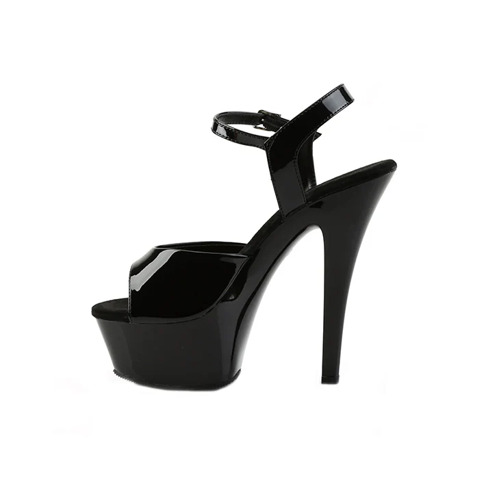 Pleaser Kiss-209 Peep Toe Heels
