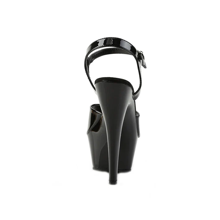 Pleaser Kiss-209 Peep Toe Heels