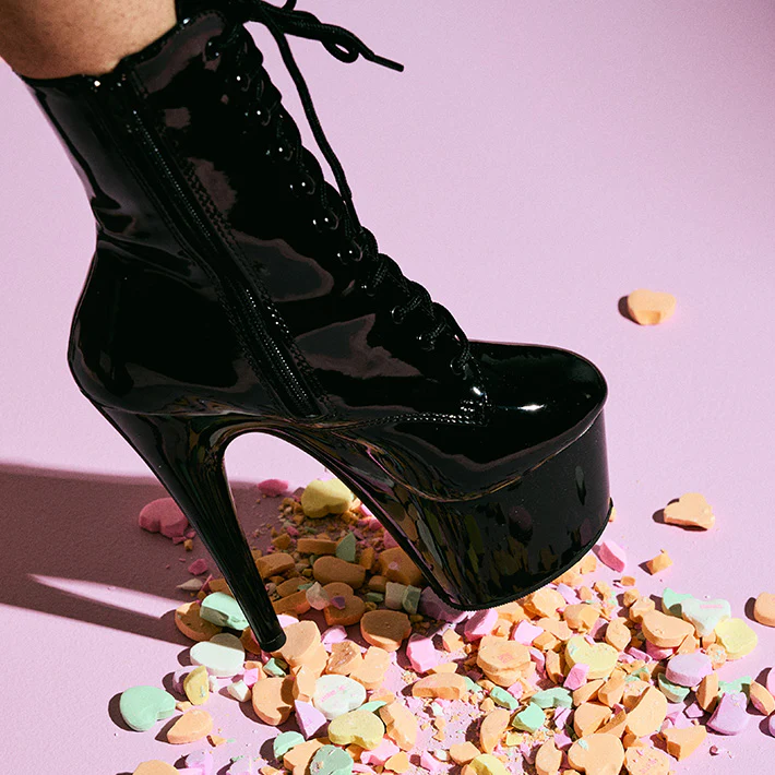 Pleaser Adore-1020 Stiletto Ankle Boots