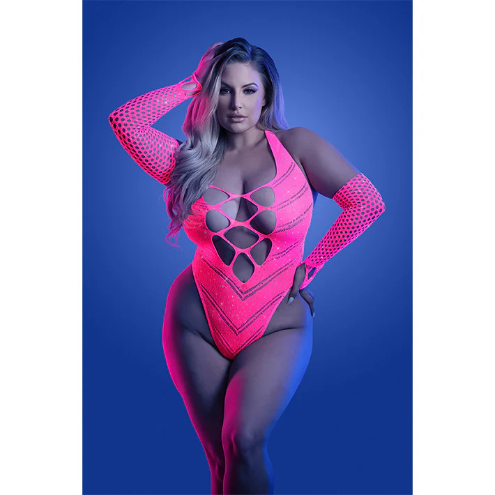 Glow Flashback UV Reactive Teddy & Gloves