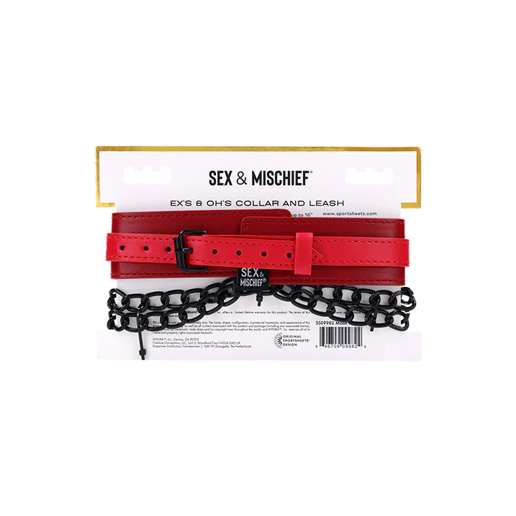 Ex's & Oh's Collar and Leash